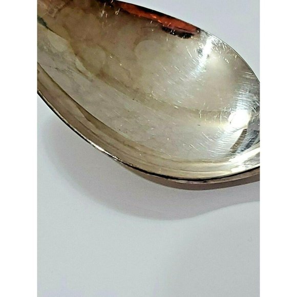 4 Oneida Community MORNING ROSE silver plate Oval Soup Spoon flatware 1960 - Picture 8 of 8